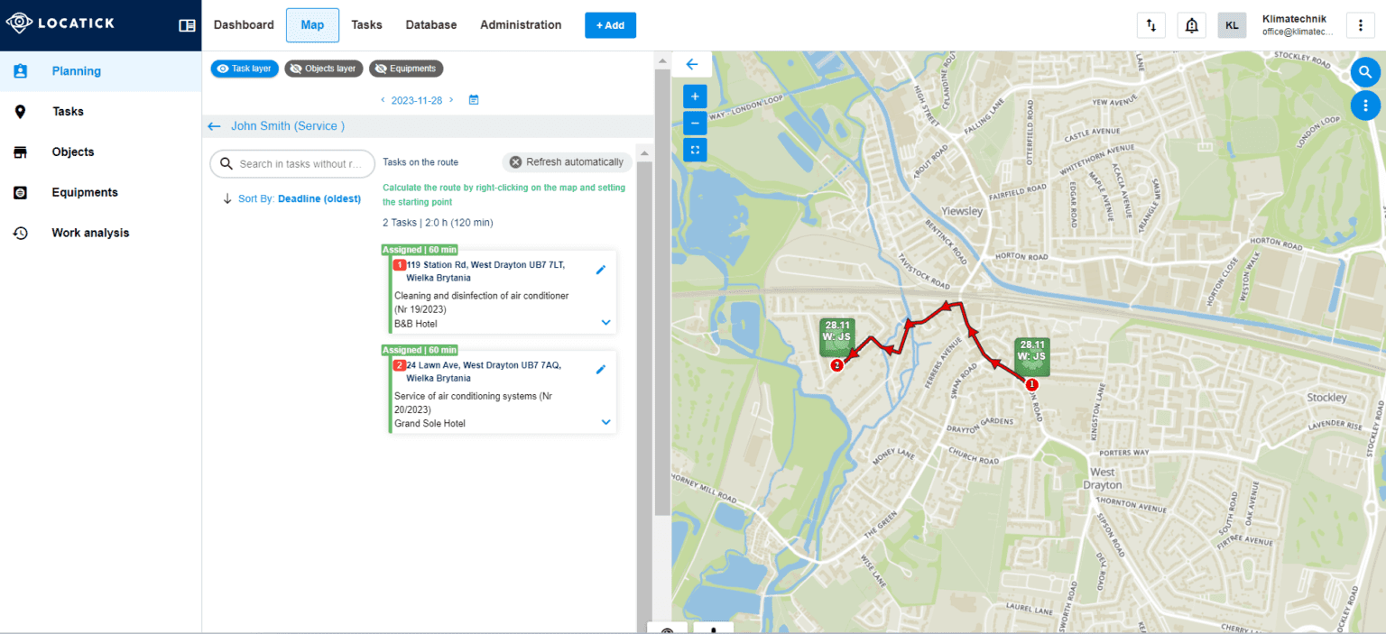 Simple and efficient management of field workers | Locatick